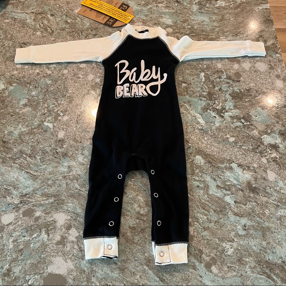 LazyOne Flapjacks Baby Bear Lake Arrowhead Pajamas NWT